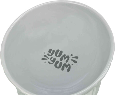 Product image of:TRIXIE VERHOOGDE VOERBAK / WATERBAK KERAMIEK GRIJS