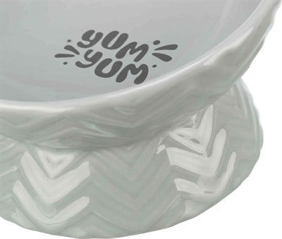 Product image of:TRIXIE VERHOOGDE VOERBAK / WATERBAK KERAMIEK GRIJS