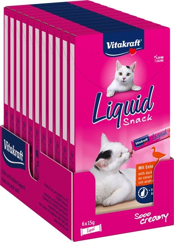 Product image of:VITAKRAFT CAT LIQUID SNACK EEND & B-GLUCAAN