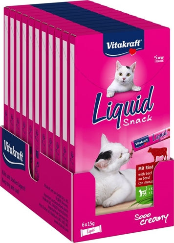 Product image of:VITAKRAFT CAT LIQUID SNACK RUND & INULINE