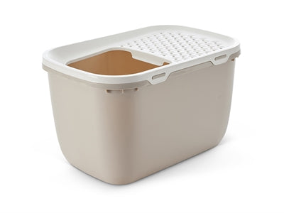 Product image of:SAVIC KATTENBAK HOP IN GIANT WIT / MOKKA