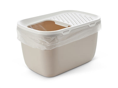 Product image of:SAVIC KATTENBAK HOP IN GIANT WIT / MOKKA