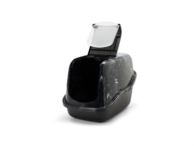 Product image of:SAVIC KATTENBAK NESTOR MARBLE ZWART / WIT