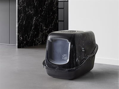 Product image of:SAVIC KATTENBAK NESTOR MARBLE ZWART / WIT