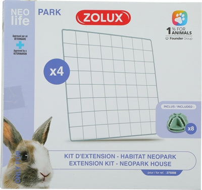 Product image of:ZOLUX NEOLIFE NEOPARK KONIJN UITBEREIDINGSSET GAASPANELEN