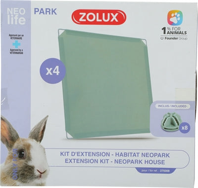 Product image of:ZOLUX NEOLIFE NEOPARK KONIJN UITBEREIDINGSSET GESLOTEN PANELEN