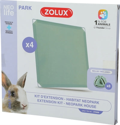 Product image of:ZOLUX NEOLIFE NEOPARK KONIJN UITBEREIDINGSSET GESLOTEN PANELEN