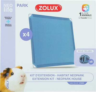 Product image of:ZOLUX NEOLIFE NEOPARK CAVIA UITBEREIDINGSSET GESLOTEN PANELEN