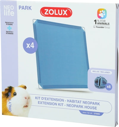 Product image of:ZOLUX NEOLIFE NEOPARK CAVIA UITBEREIDINGSSET GESLOTEN PANELEN