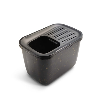 Product image of:SAVIC KATTENBAK HOP IN MARBLE ZWART / GOUD