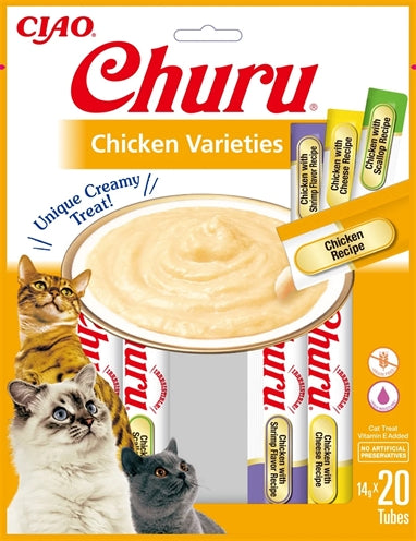 Product image of:INABA CHURU MULTIPACK CHICKEN
