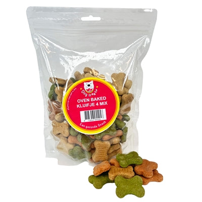 Product image of:DOG TREATZ OVEN BAKED KLUIFJE 4 MIX