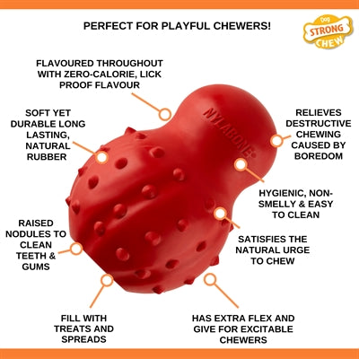 Product image of:NYLABONE STRONG RUBBER CONE BACONSMAAK