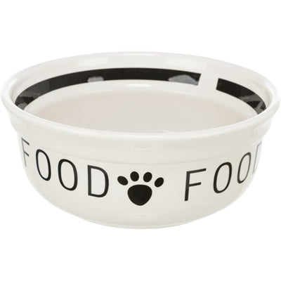 Product image of:TRIXIE VOERBAK HOND FOOD KERAMIEK WIT / ZWART