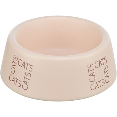 Product image of:TRIXIE VOERBAK / DRINKBAK KAT CATS KERAMIEK ROZE