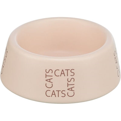Product image of:TRIXIE VOERBAK / DRINKBAK KAT CATS KERAMIEK ROZE