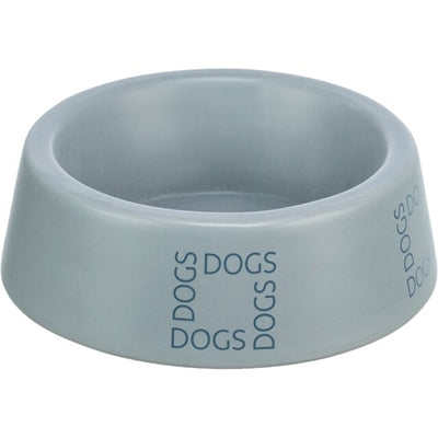 Product image of:TRIXIE VOERBAK / DRINKBAK HOND DOGS KERAMIEK GRIJSBLAUW