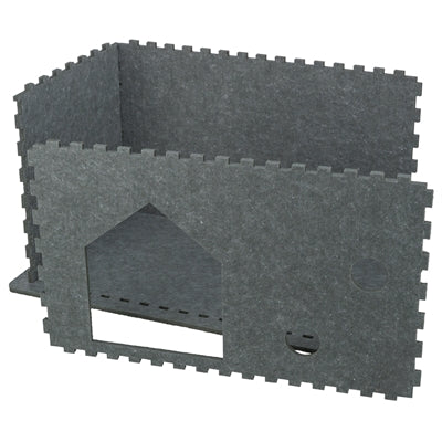 Product image of:TRIXIE KATTENMAND HUIS LENE VILT GRIJS