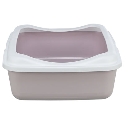 Product image of:TRIXIE KATTENBAK CLASSIC MET RAND LILA / WIT