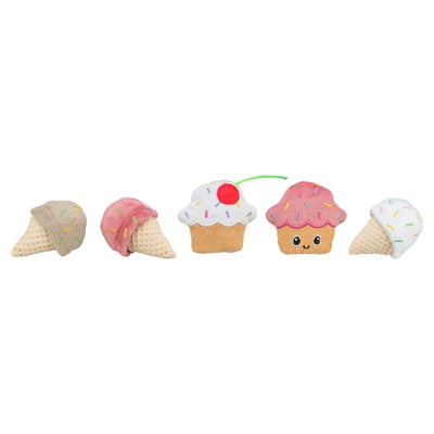 Product image of:TRIXIE IJSJE OF CUPCAKE PLUCHE MET CATNIP ASSORTI