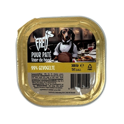 Product image of:FREDS KUIPJE HOND PUUR GEVOGELTE