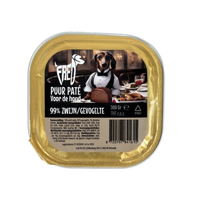 Product image of:FREDS KUIPJE HOND PUUR WILD ZWIJN / GEVOGELTE