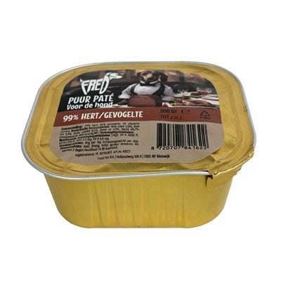 Product image of:FREDS KUIPJE HOND PUUR HERT / GEVOGELTE