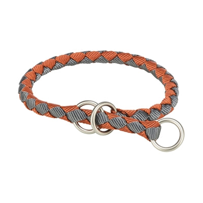 Product image of:TRIXIE HALSBAND HOND CAVO HALFSLIP ROEST / GRAFIET GRIJS