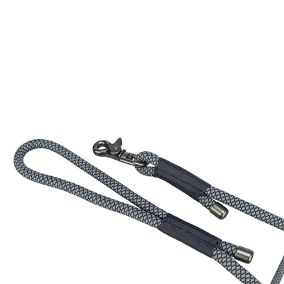 Product image of:TRIXIE HONDENRIEM SOFT ROPE ZWART / GRIJS
