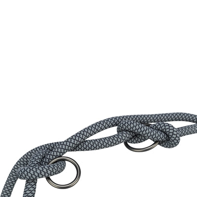 Product image of:TRIXIE HONDENRIEM SOFT ROPE VERSTELBAAR ZWART / GRIJS