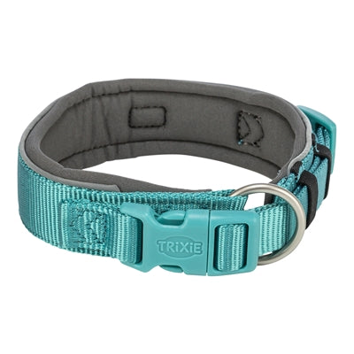 Product image of:TRIXIE HALSBAND HOND PREMIUM EXTRA BREED AQUA / GRAFIET GRIJS