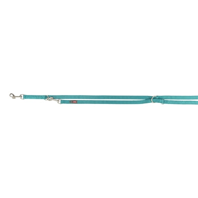 Product image of:TRIXIE HONDENRIEM PREMIUM VERSTELBAAR TWEELAAGS AQUA