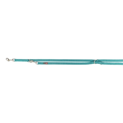 Product image of:TRIXIE HONDENRIEM PREMIUM VERSTELBAAR TWEELAAGS AQUA