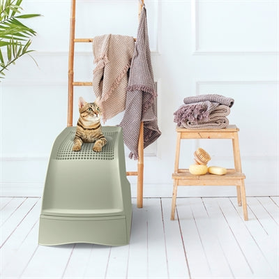 Product image of:IMAC KATTENBAK FRIDA MET LADE GROEN