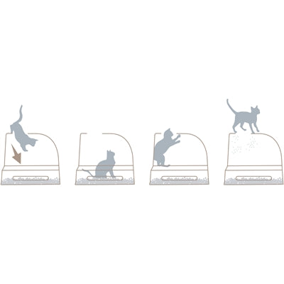 Product image of:IMAC KATTENBAK FRIDA MET LADE GROEN