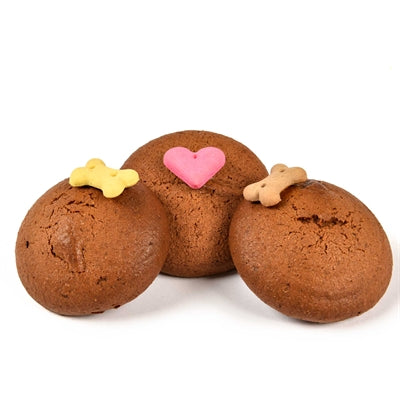 Product image of:THE BARKING BAKERY MINI ICED WOOFINS TRIO ASSORTI