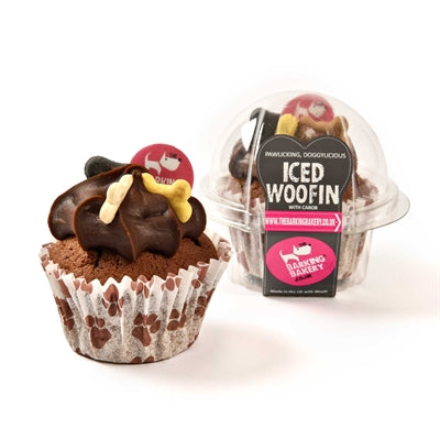 Product image of:THE BARKING BAKERY VANILLA WOOFIN MET CAROB GLAZUUR