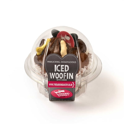 Product image of:THE BARKING BAKERY VANILLA WOOFIN MET CAROB GLAZUUR