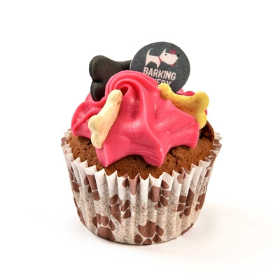 Product image of:THE BARKING BAKERY VANILLA WOOFIN MET ROZE GLAZUUR