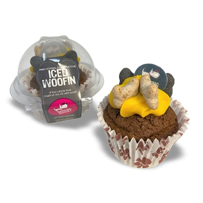 Product image of:THE BARKING BAKERY CAROB WOOFIN MET GEEL GLAZUUR