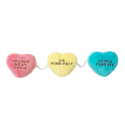 Product image of:FUZZYARD CANDY HEARTS AAN TOUW MET CATNIP PLUCHE
