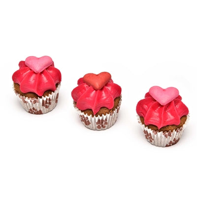 Product image of:THE BARKING BAKERY I WOOF YOU VALENTINE MINI ICED WOOFINS TRIO ASSORTI