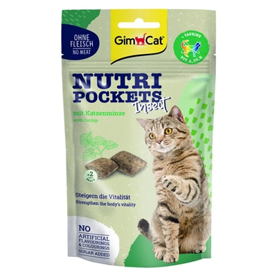 Product image of:GIMCAT NUTRI POCKETS INSECT EN KATTENKRUID
