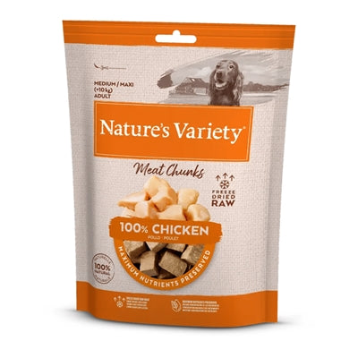 Product image of:NATURES VARIETY FREEZE DRIED CHUNKS CHICKEN