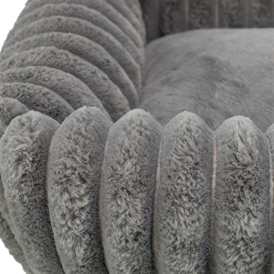 Product image of:TRIXIE HONDENMAND LONNI RIBFLUWEEL HOEKIG GRIJS