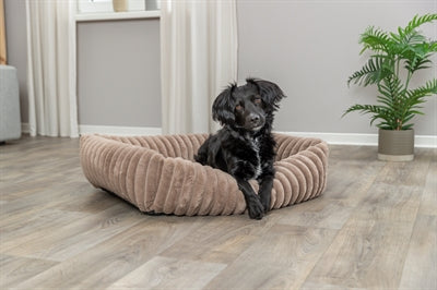 Product image of:TRIXIE HONDENMAND LONNI RIBFLUWEEL HOEKIG LICHTBRUIN