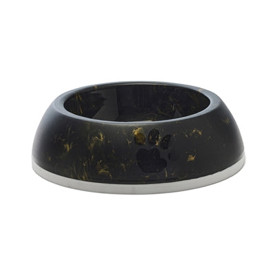 Product image of:SAVIC VOERBAK DELICE 3 MARBLE ZWART / GOUD