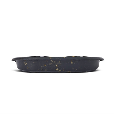 Product image of:SAVIC BUTLER VOERBAK EN DRINKBAK MET PLATEAU MARBLE ZWART / GOUD