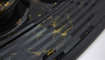 Product image of:SAVIC BUTLER VOERBAK EN DRINKBAK MET PLATEAU MARBLE ZWART / GOUD