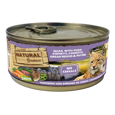 Product image of:NATURAL GREATNESS QUAIL / PORK KIDNEY / CARROT / GREEN BEANS / THYME